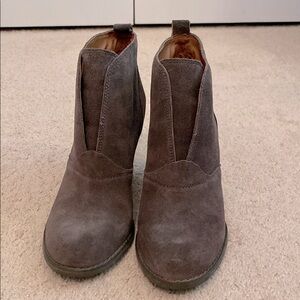 BCBGeneration Women's Ankle Booties Wedges Taupe Brown Size‎ 9